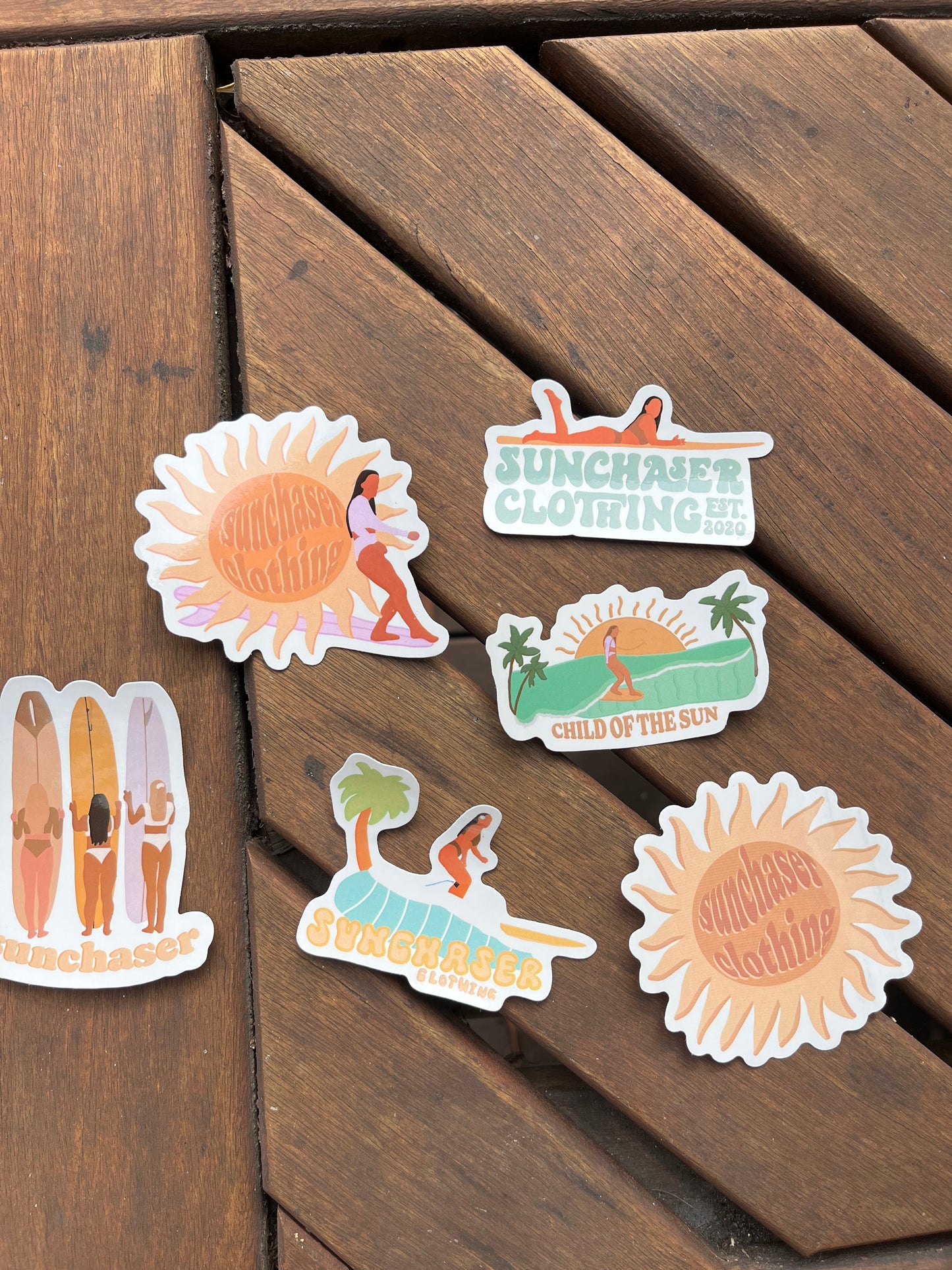 Sunchaser Stickers