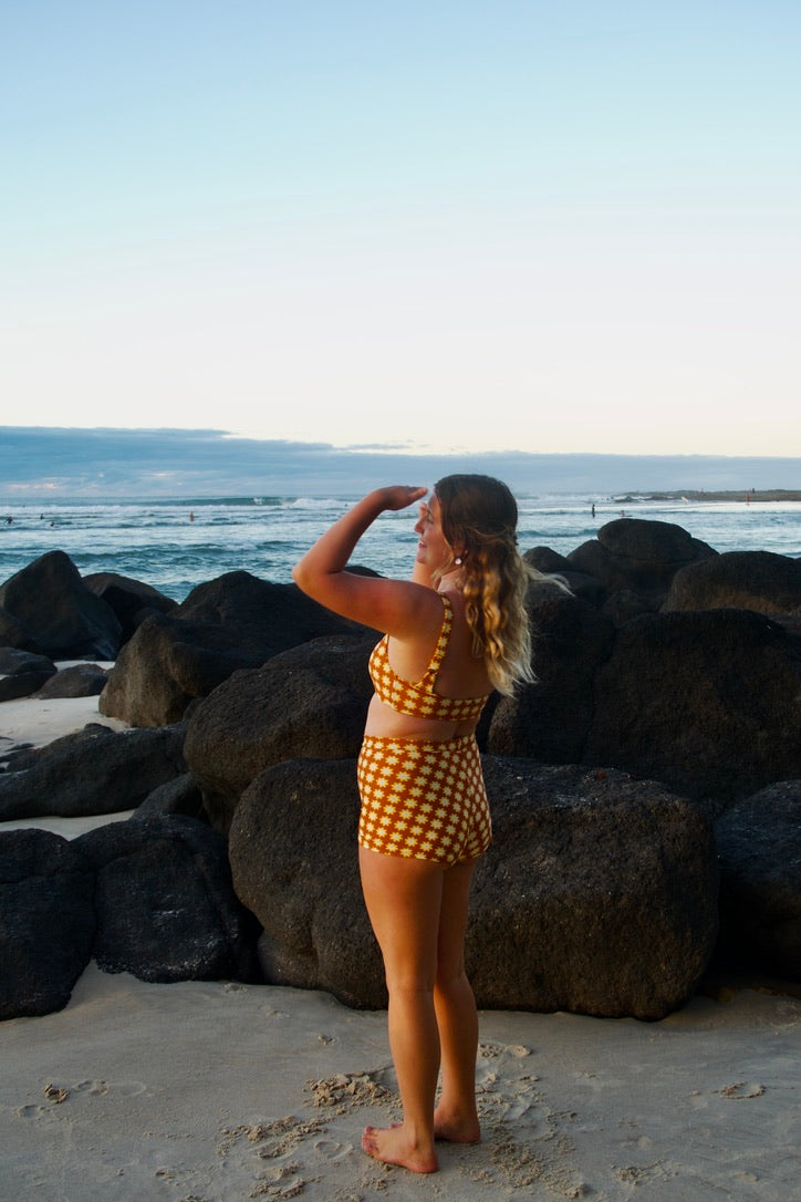 Maya Surf Shorts -Chocolate