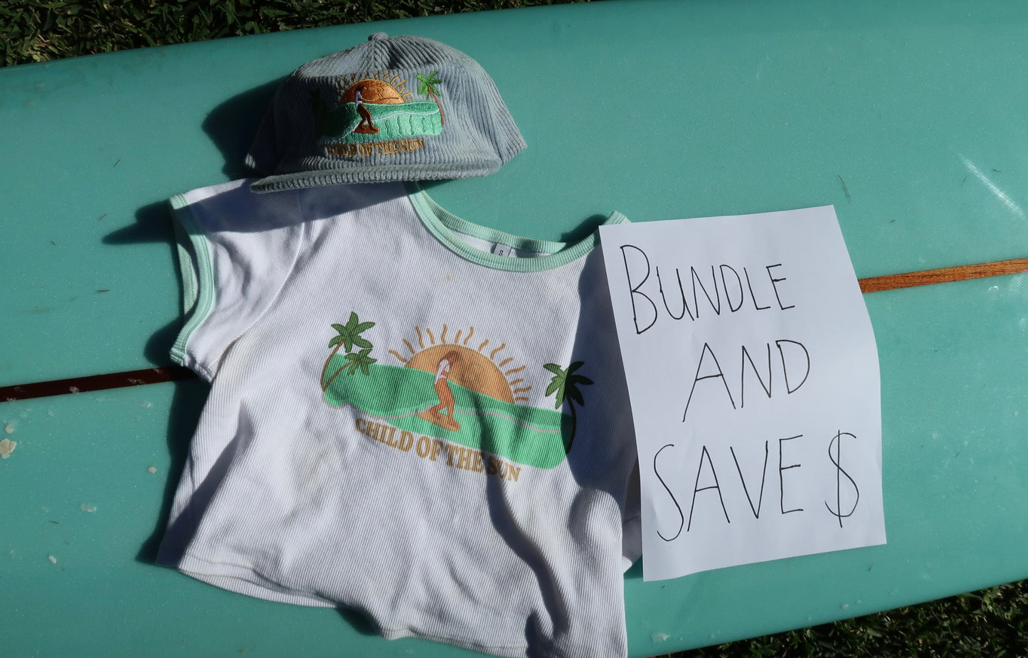 CHILD OF THE SUN BUNDLE- Crop + Hat
