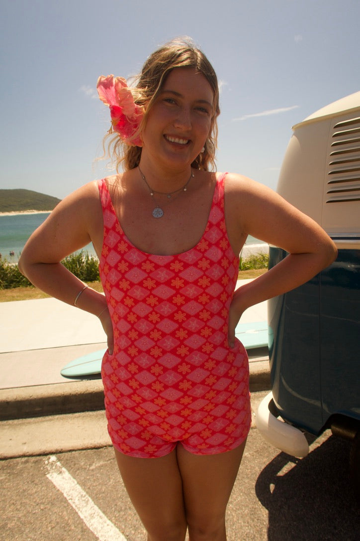 Delilah Surf Suit- CORALICIOUS