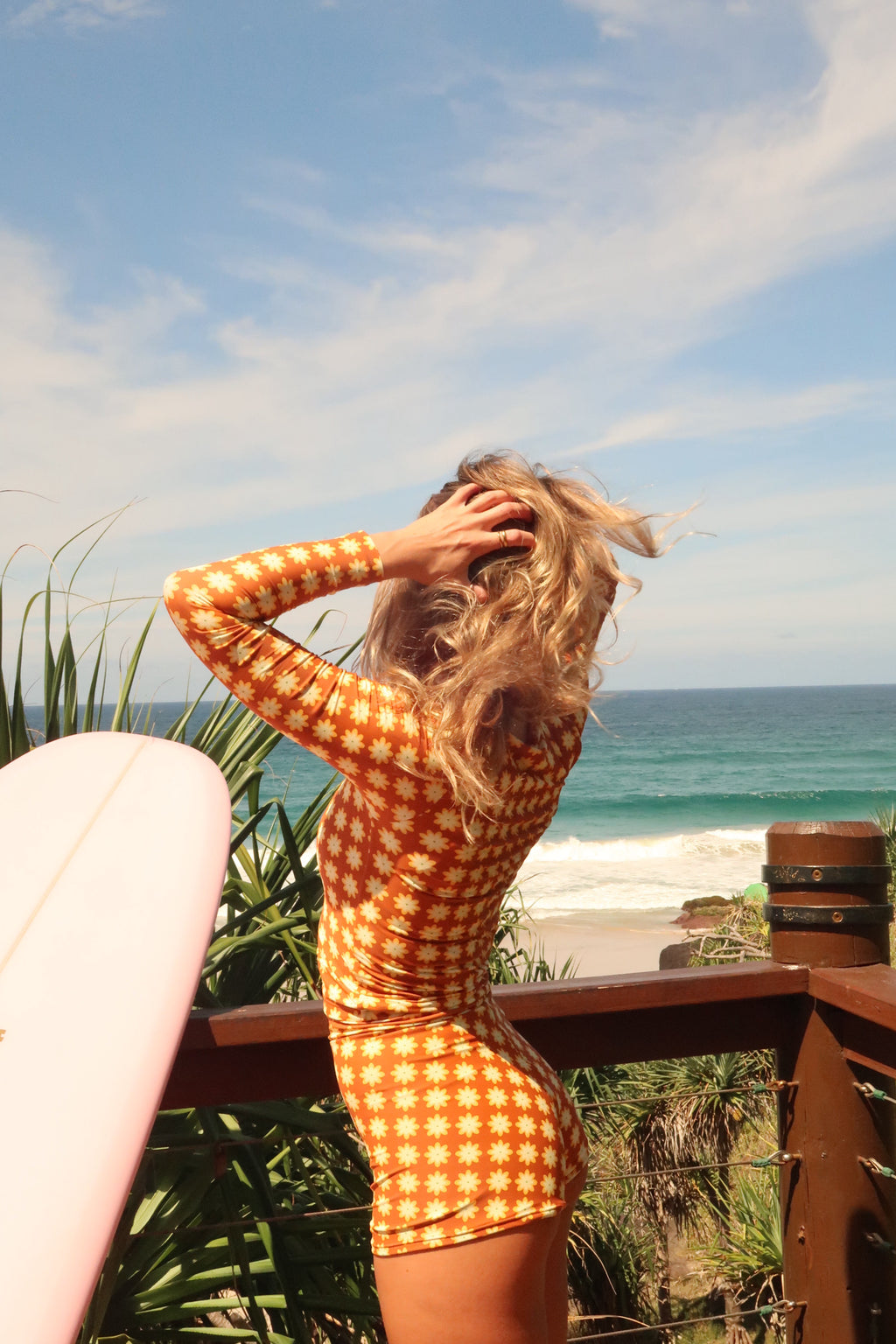 LONG SURF RASHIE - Chocolate