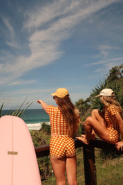 Ella Surf Rash Guard- CHOCOLATE