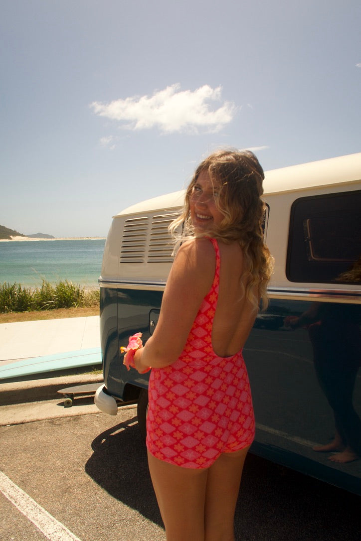 Delilah Surf Suit- CORALICIOUS