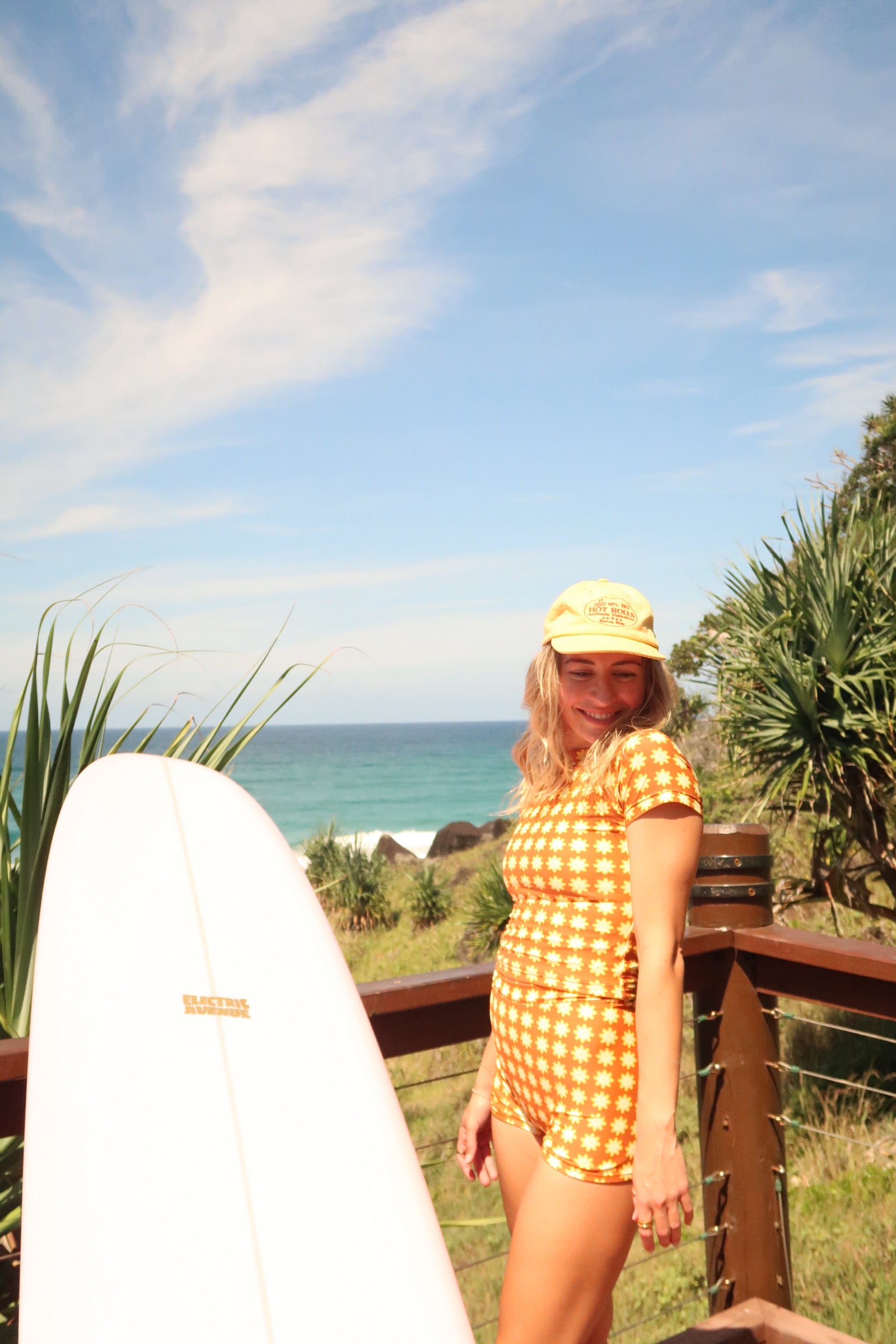 Ella Surf Rash Guard- CHOCOLATE