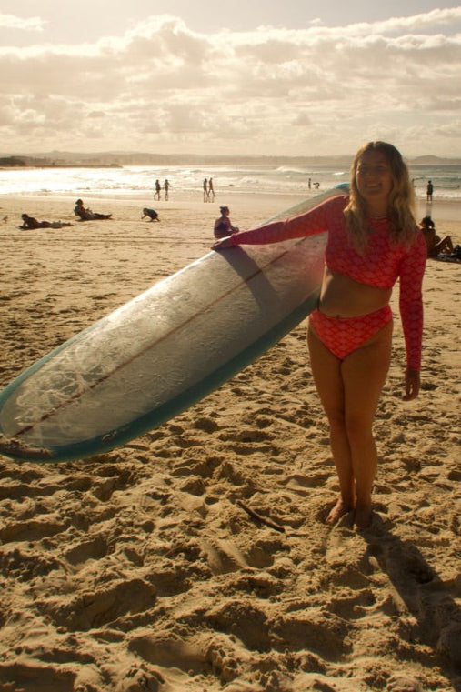 Haven Long Sleeve Surf Top - CORALICIOUS