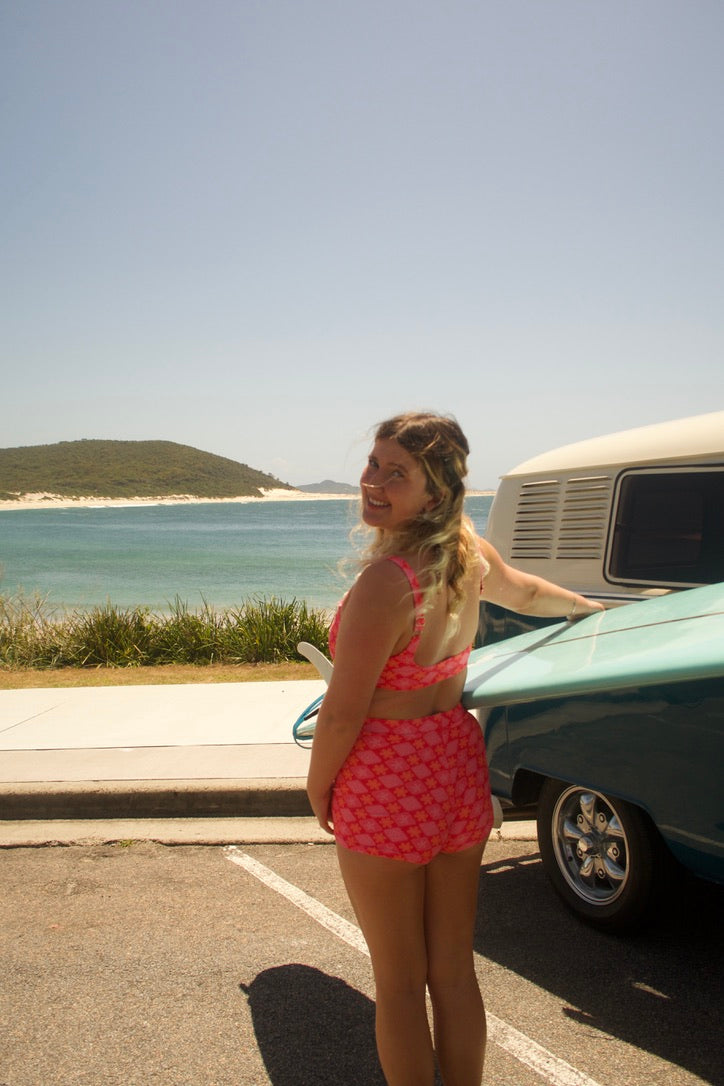 Maya Surf Top -CORALICIOUS
