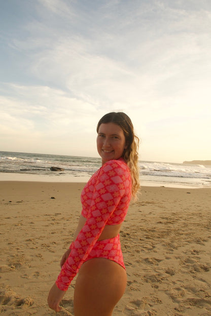 Haven Long Sleeve Surf Top - CORALICIOUS