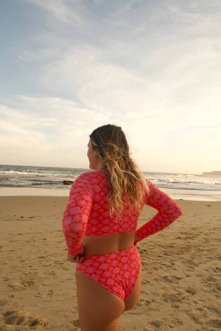 Haven Long Sleeve Surf Top - CORALICIOUS