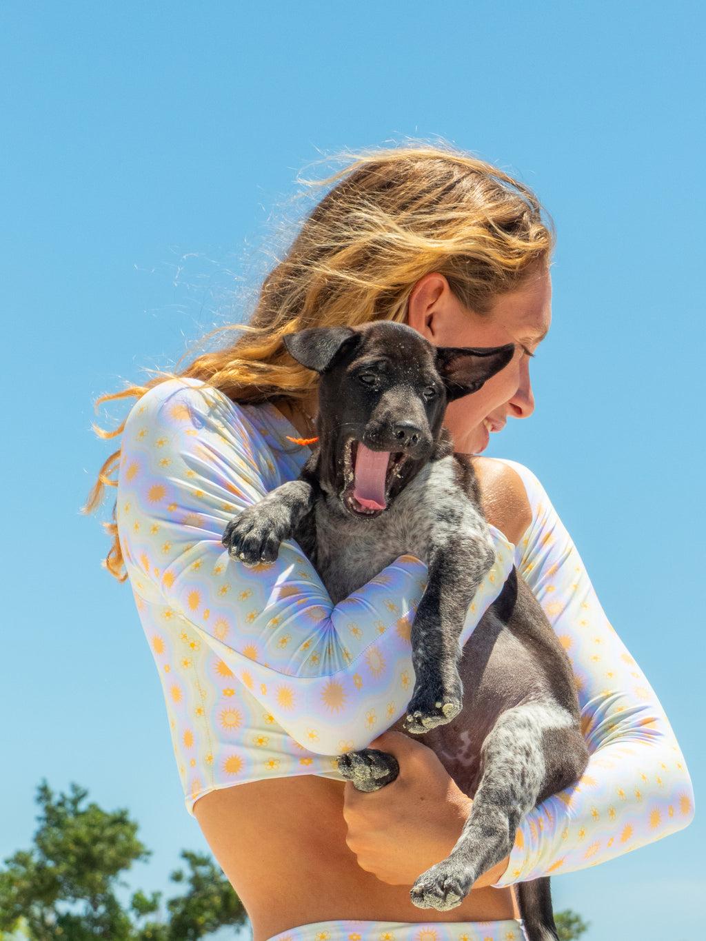 Haven Long Sleeve Surf Top -Seafoam