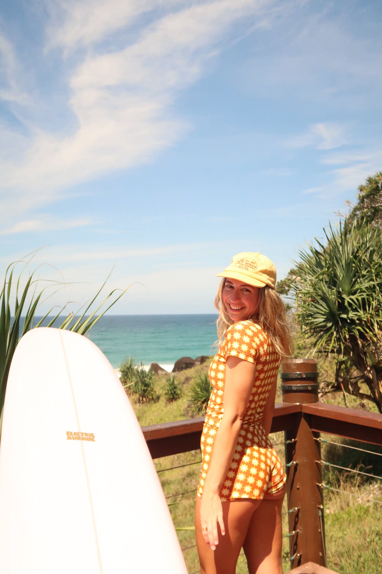 Ella Surf Rash Guard- CHOCOLATE