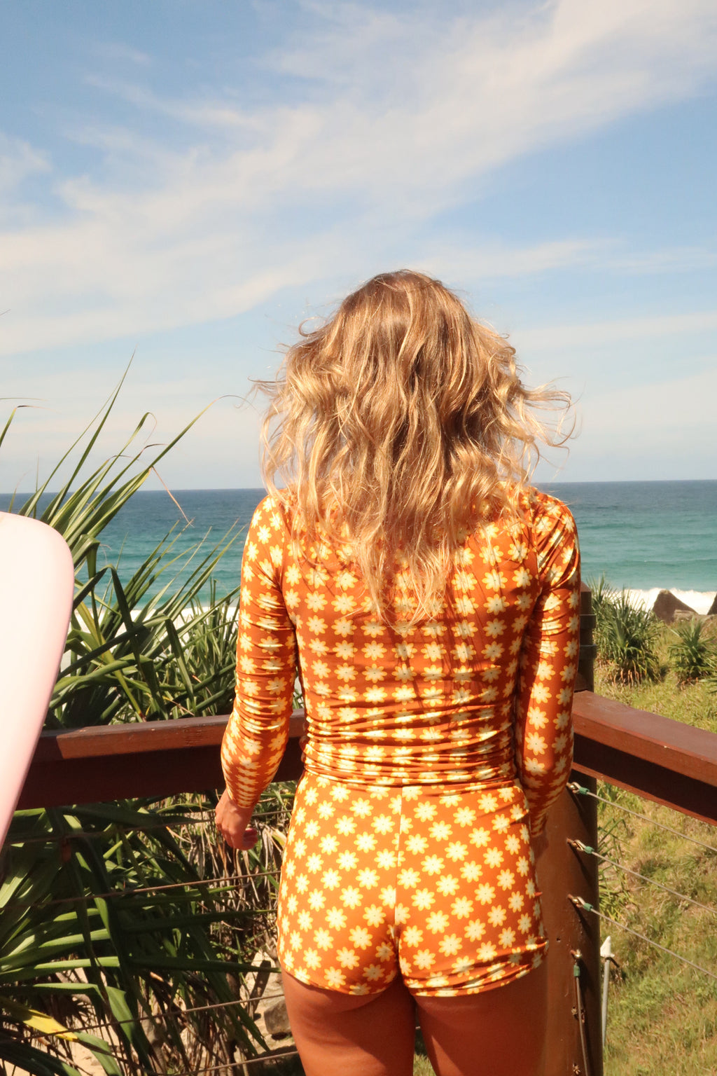 LONG SURF RASHIE - Chocolate