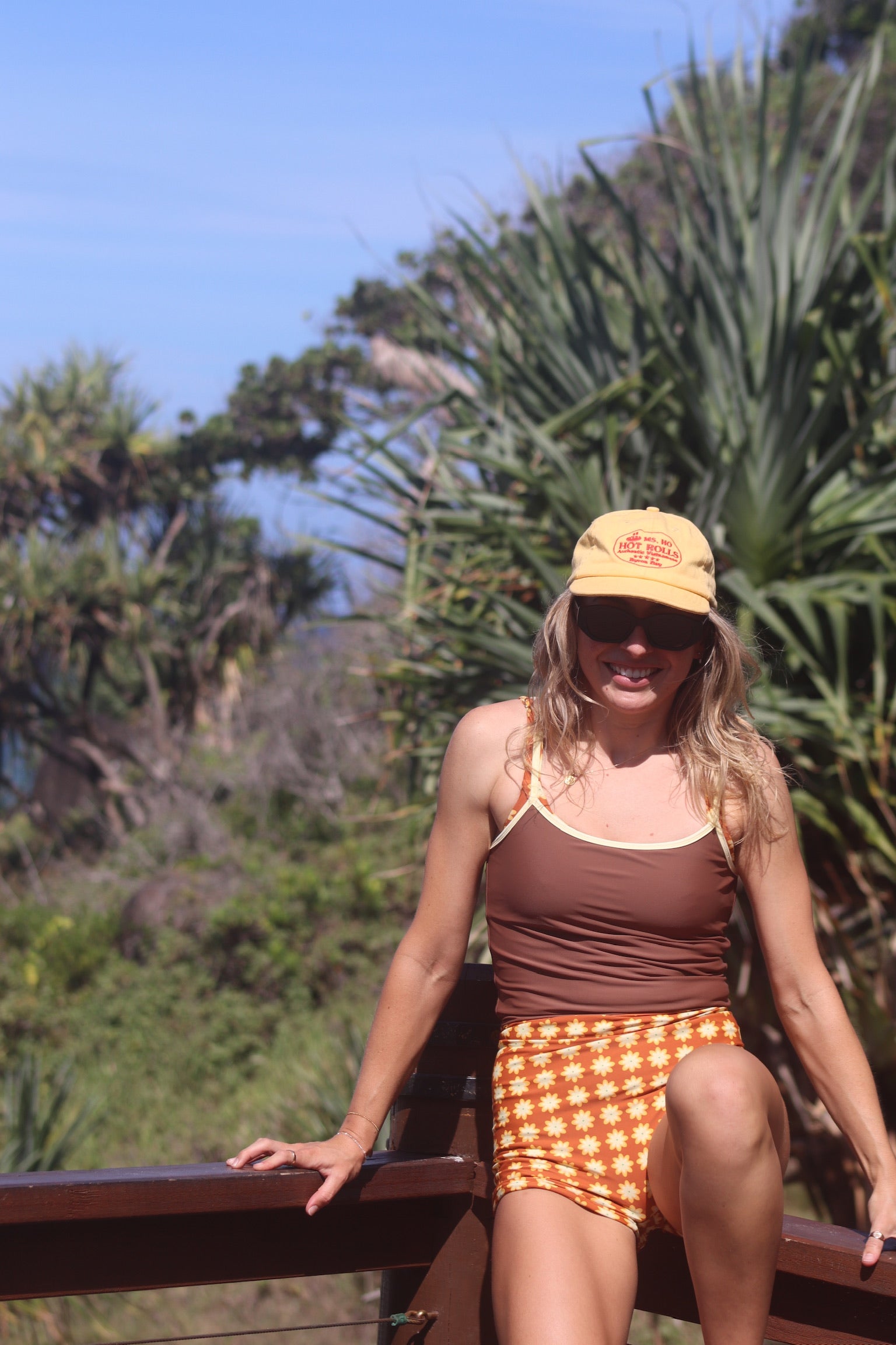 Kaitlin Surf Tank -CHOCOLATE