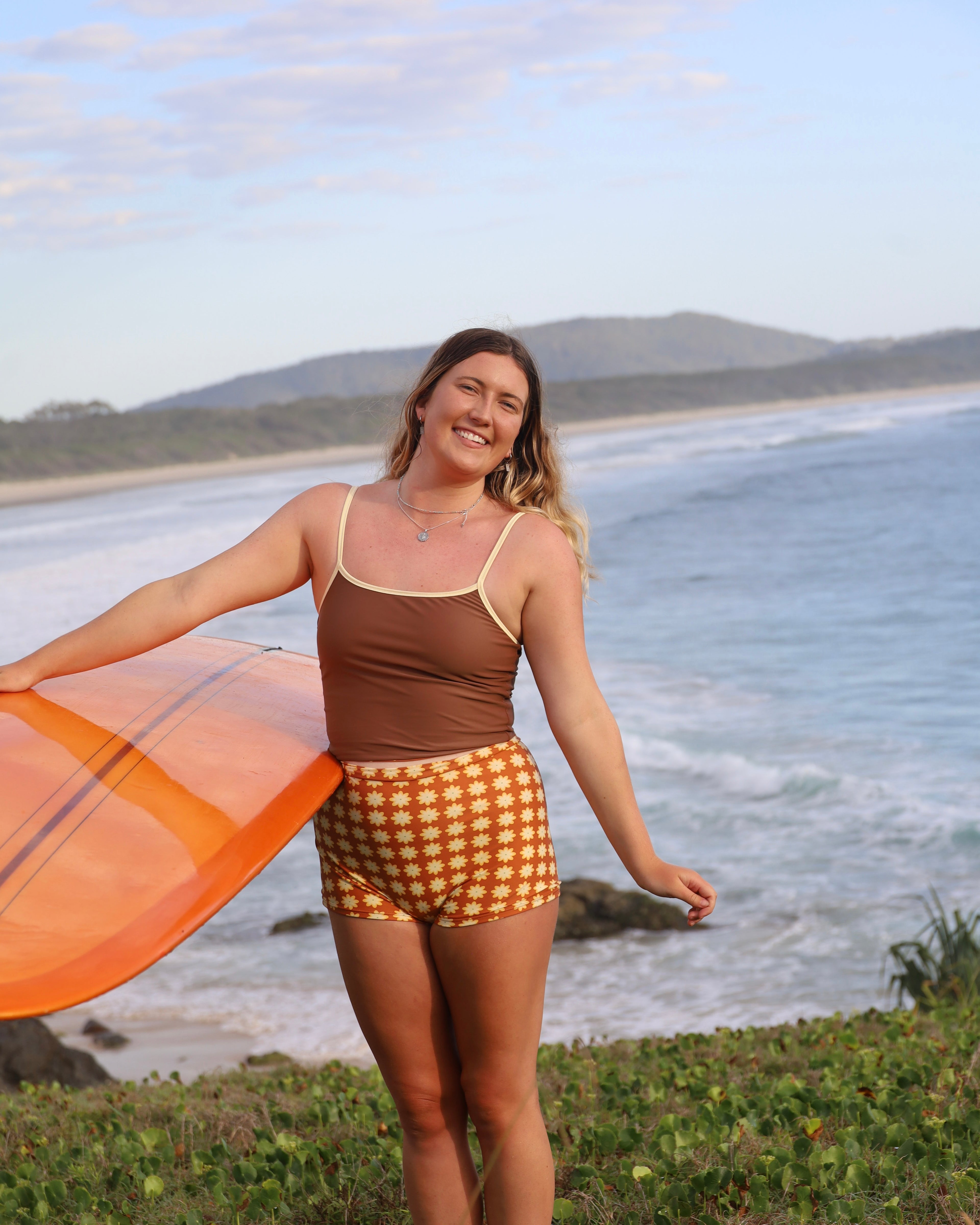 Maya Surf Shorts -Chocolate