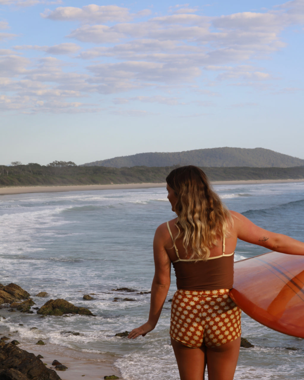 Maya Surf Shorts -Chocolate