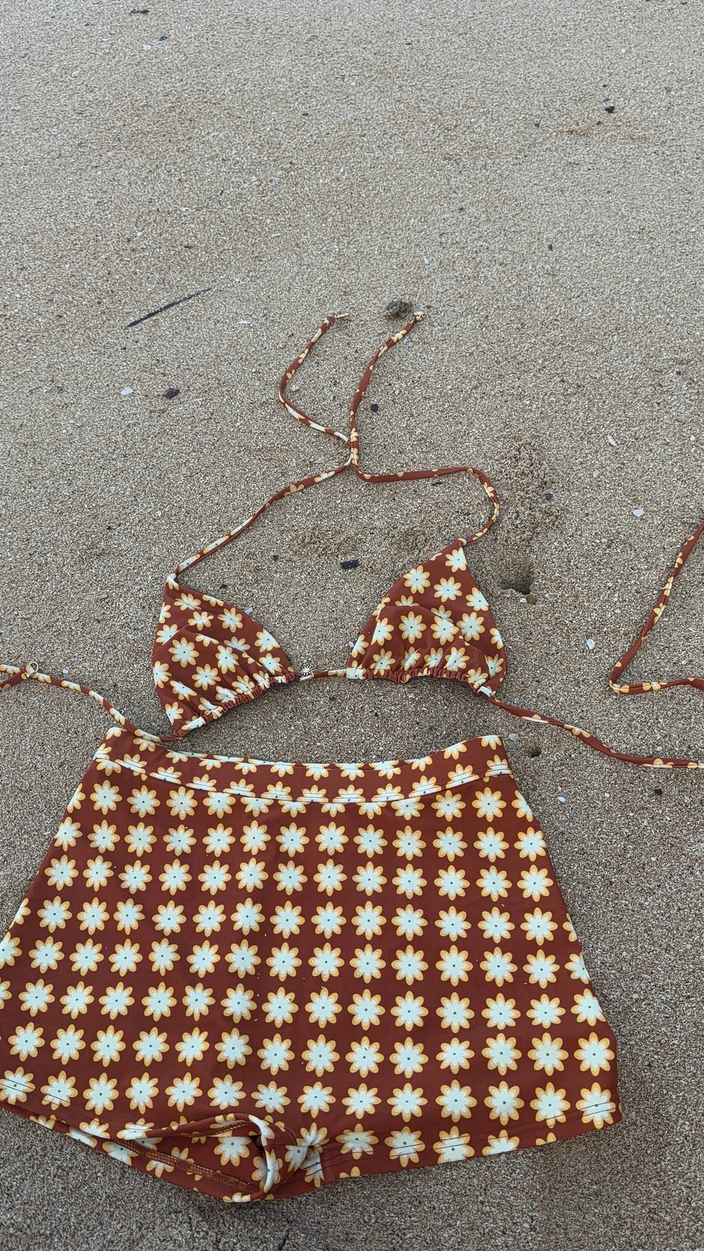 Lauren Triangle Top-  CHOCOLATE