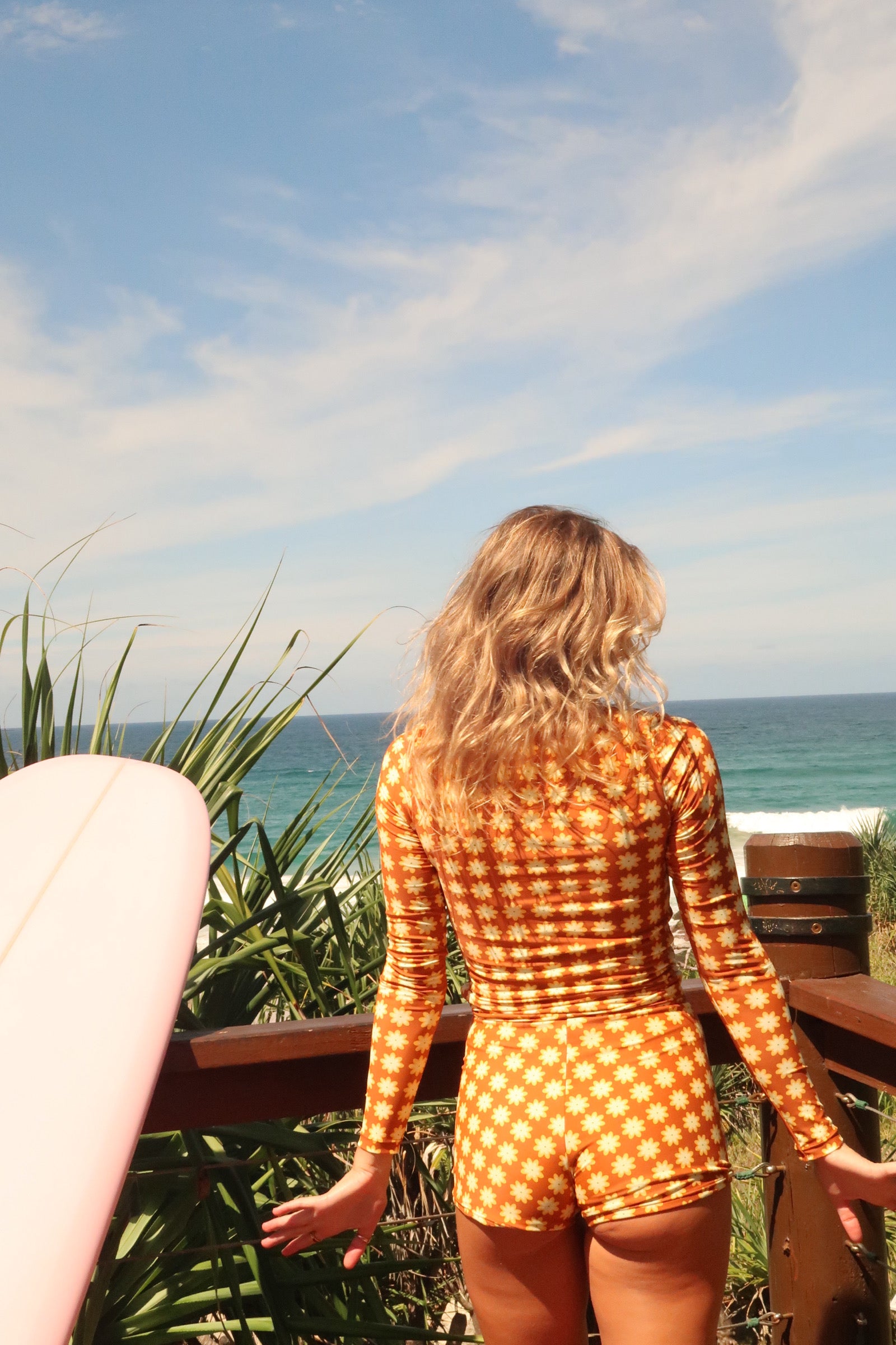 LONG SURF RASHIE - Chocolate