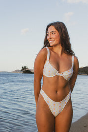 womens sustainable swimwear made for surfing, recycled plastic swimwear, eco friendly