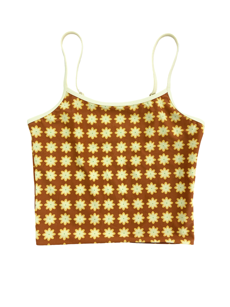 Kaitlin Surf Tank -CHOCOLATE