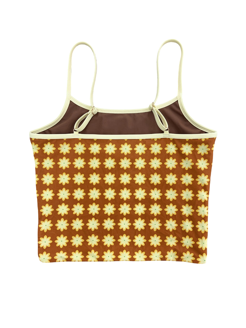 Kaitlin Surf Tank -CHOCOLATE