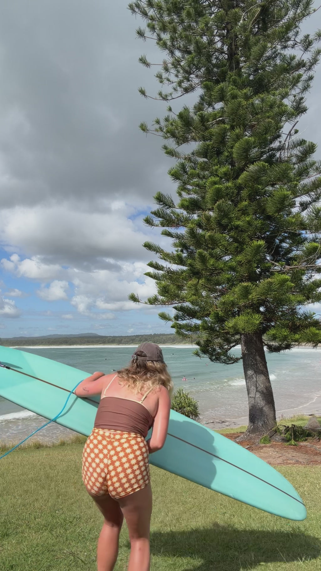 Kaitlin Surf Tank -CHOCOLATE