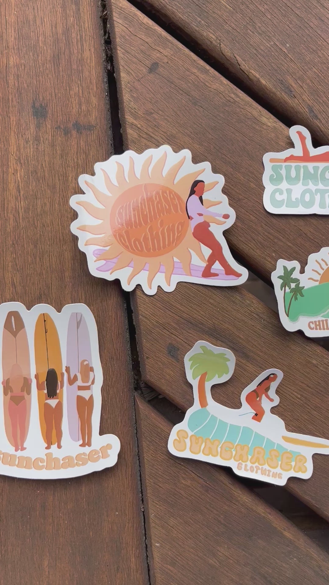 Sunchaser Stickers