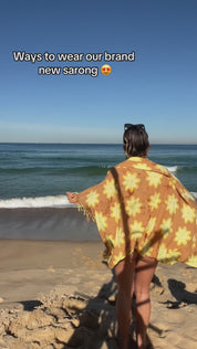 Day Dreamer Sarong in Chocolate