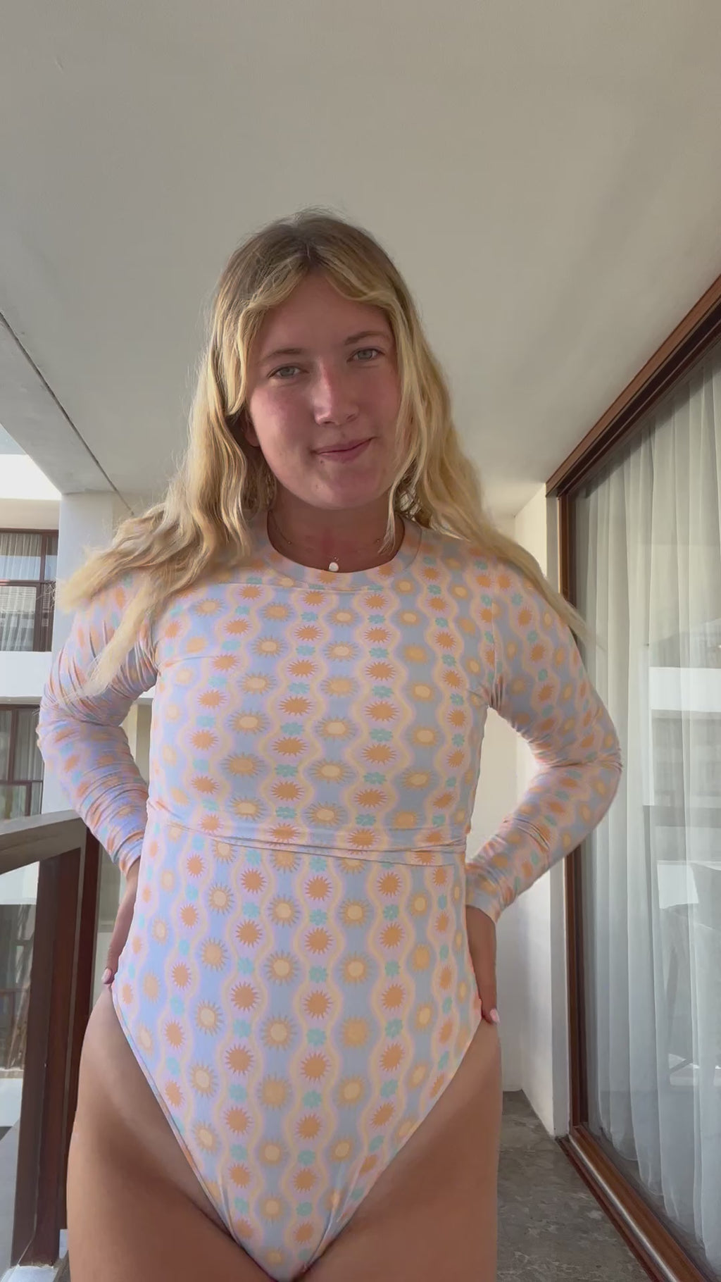 Haven Long Sleeve Surf Top -Lilac