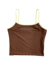 Kaitlin Surf Tank -CHOCOLATE
