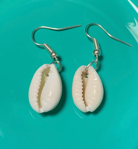 Cowrie shell earrings