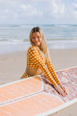 Haven Long Sleeve Surf Top- Chocolate